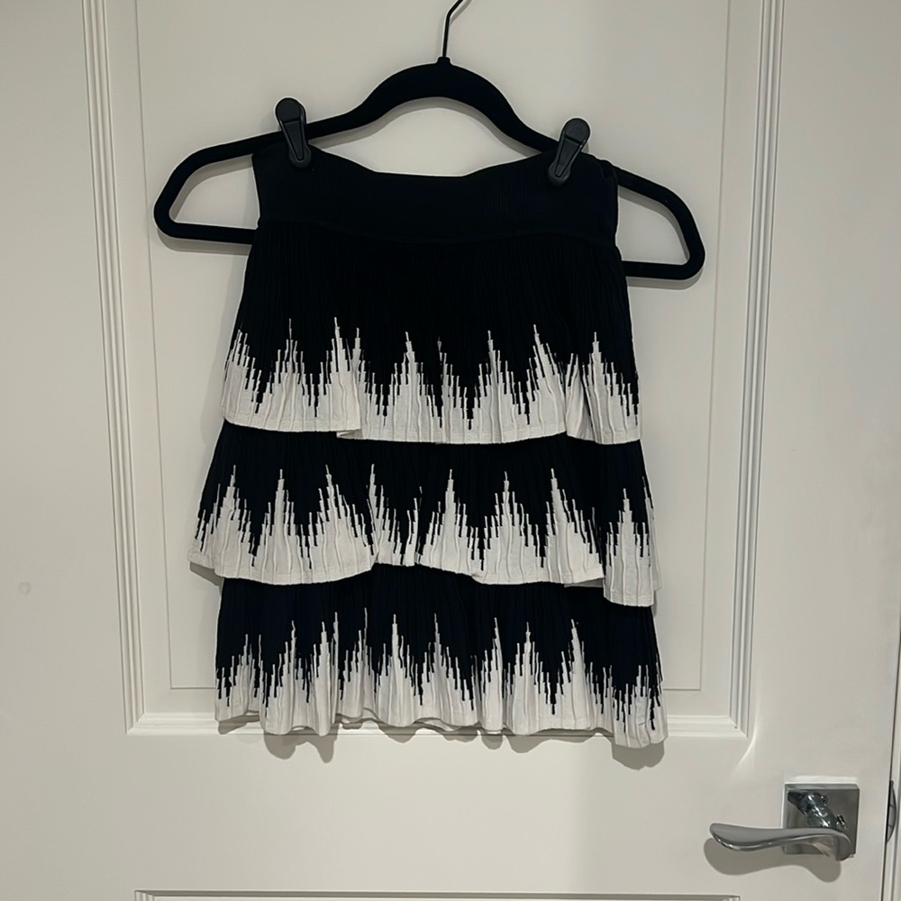 Black and white skirt